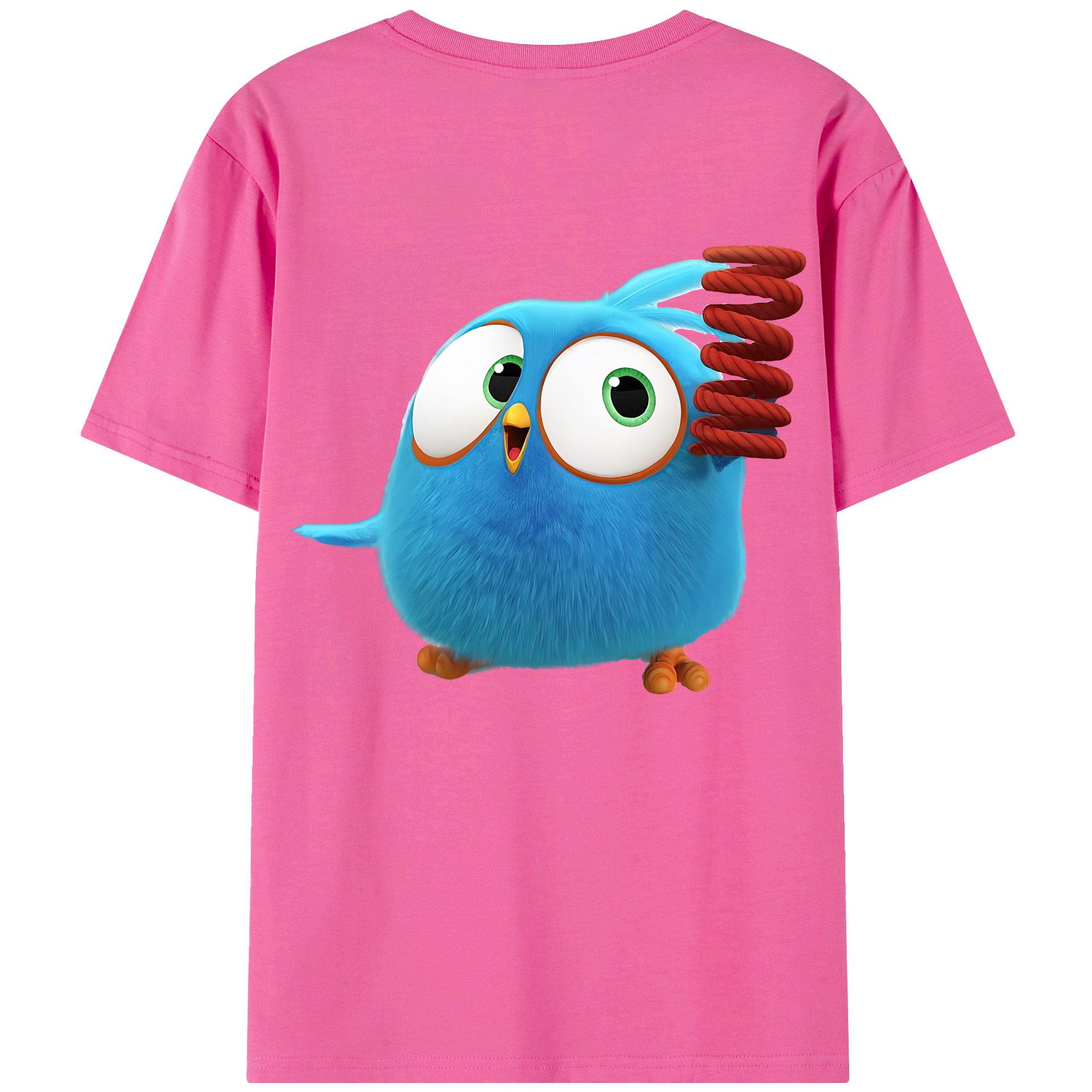 （画像用） Angry Birds アングリーバード レディース半袖Tシャツ(バックプリント)